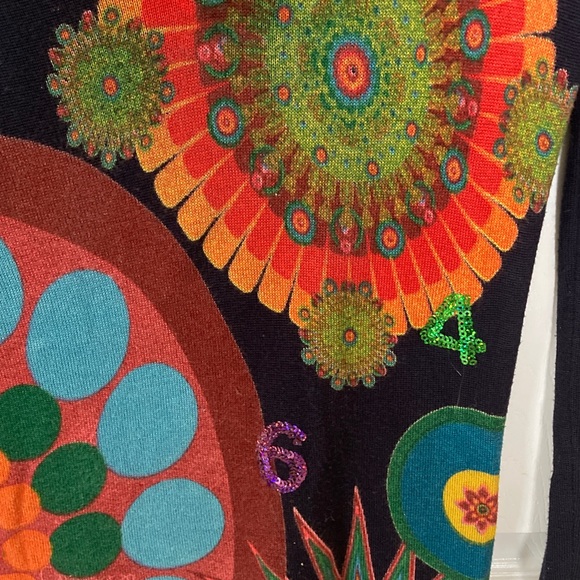 Desigual Lightweight Multicolor Sweater - Picture 3 of 8